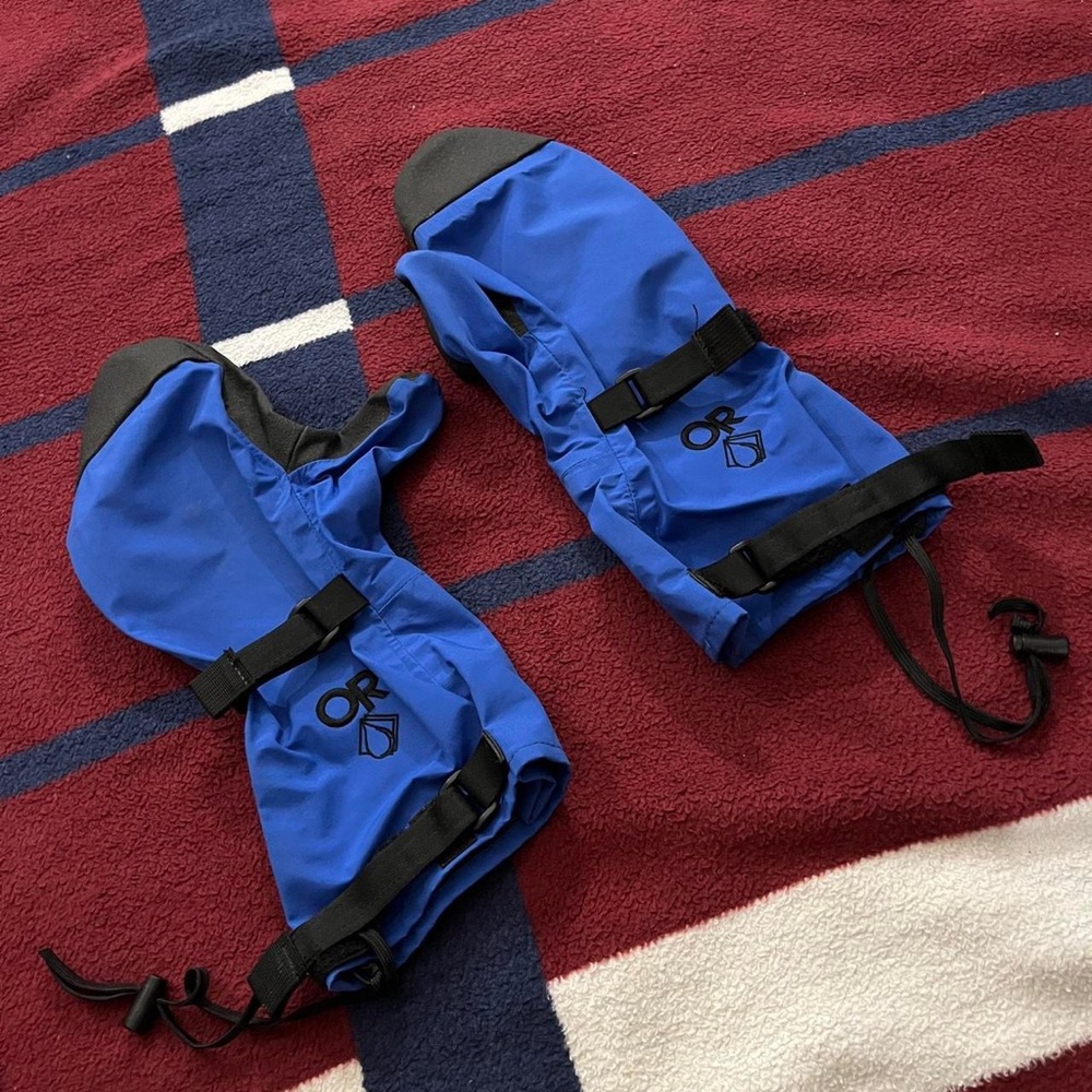 OR Outdoor Research Gore-Tex Taped Modular Mitt shell blue 71170 Size L large